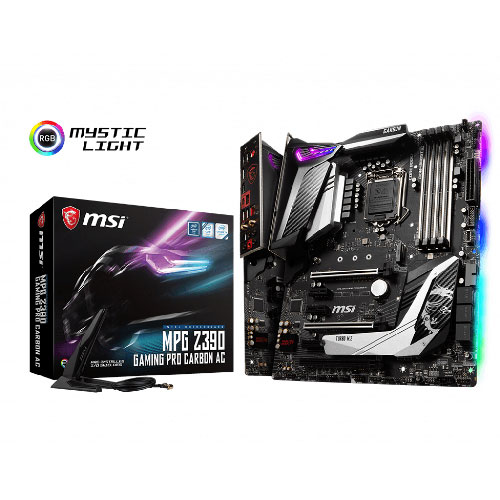 MSI MPG Z390 GAMING PRO CARBON AC ATX MOTHERBOARD