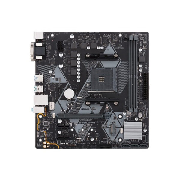 Asus Prime B450M-K Amd Am4 Matx Motherboard With Led Lighting