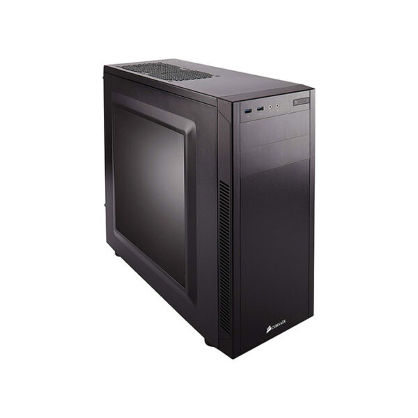 Corsair 100R (Atx) Mid Tower Cabinet – With Transparent Side Panel (Black) (Cc-9011075-Ww)