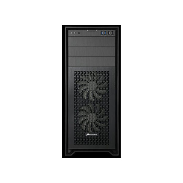 Corsair 750D (Xl-Atx) Full Tower Cabinet – With Transparent Side Panel (Black)
