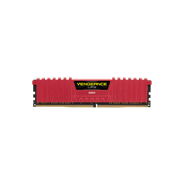 CORSAIR Desktop Ram Vengeance Lpx Series - 4GB (4GBx1) DDR4 2400MHz Red