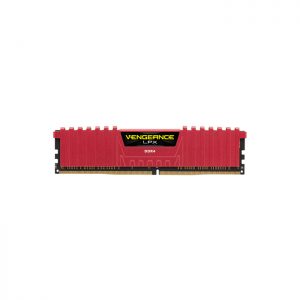 CORSAIR Desktop Vengeance LPX Series – 8GB (8GBx1) DDR4 2400MHz Red RAM (CMK8GX4M1A2400C16R)
