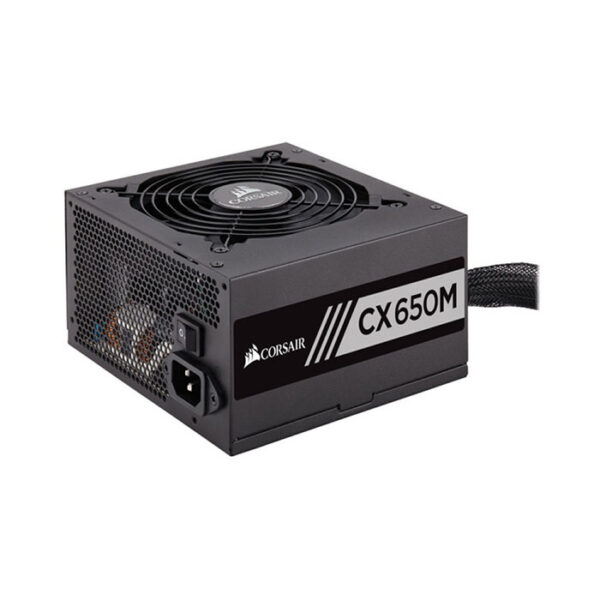 CORSAIR SMPS CX650M - 650 WATT 80 PLUS BRONZE CERTIFICATION SEMI MODULAR PSU WITH ACTIVE PFC