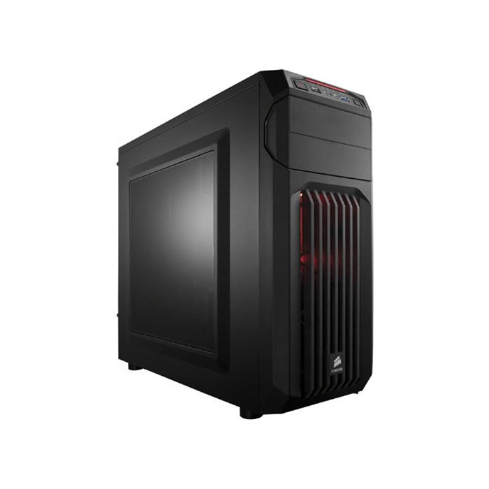 CORSAIR SPEC 1 (ATX) Mid Tower Cabinet - With Transparent Side Panel (Red)