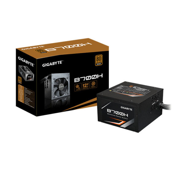 GIGABYTE B700H SMPS - 700 Watt 80 Plus Bronze Certification PSU With Active PFC