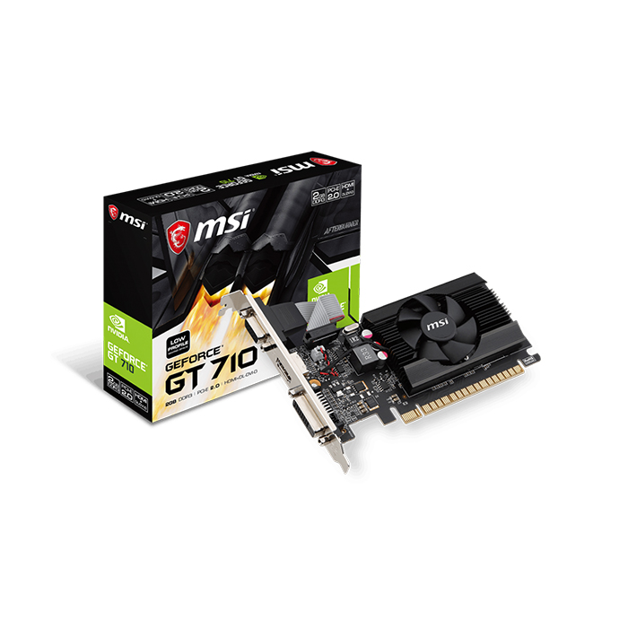 Msi GT 710 2GD3 LP Graphics Card