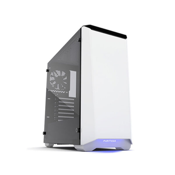 PHANTEKS ECLIPSE P400 (E-ATX) Mid Tower Cabinet - With Tempered Glass Side Panel And Halos RGB Fan Frames (White)