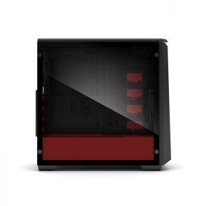 PHANTEKS ECLIPSE P400 (E-ATX) Mid Tower Cabinet - With Tempered Glass Side Panel (Red)