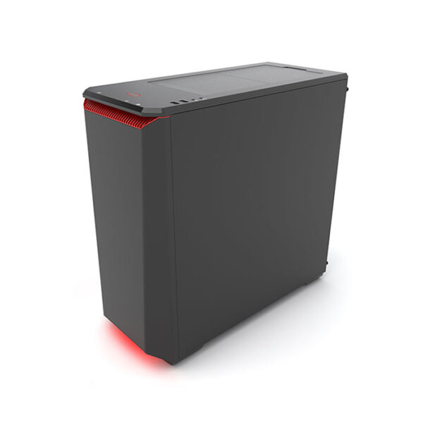 PHANTEKS ECLIPSE P400S (E-ATX) Mid Tower Cabinet - With Tempered Glass Side Panel And Halos RGB Fan Frames (Black Red)