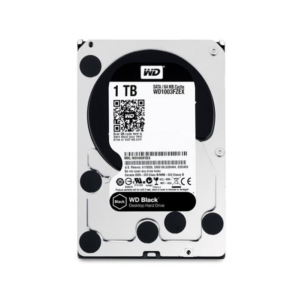 WESTERN DIGITAL DESKTOP HARD DRIVE 1TB BLACK