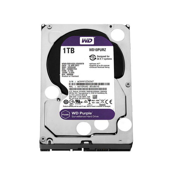 Western Digital Desktop Hard Drive 1Tb Purple