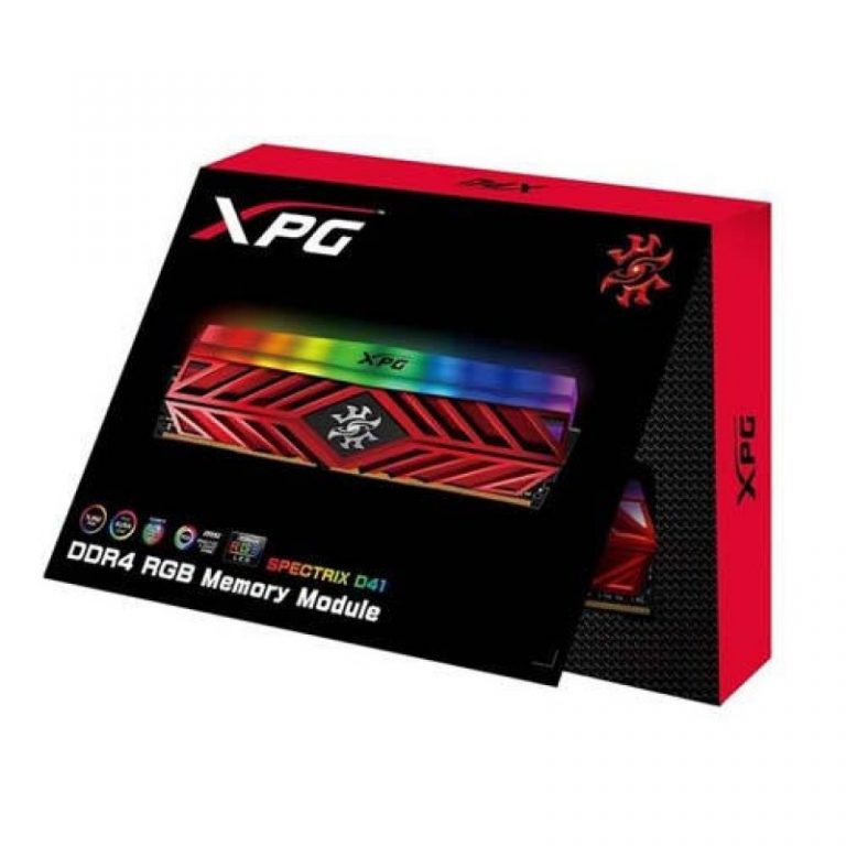 ADATA XPG SPECTRIX D41 8GB (8GBX1) DDR4 RGB 3200MHZ RAM (AX4U320038G16-SR41)