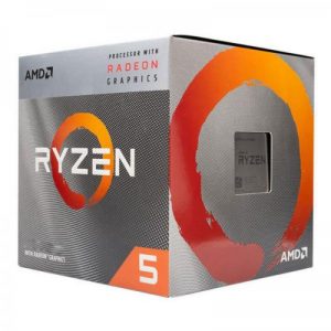 AMD RYZEN 5 3400G WITH RADEON RX VEGA 11 GRAPHICS PROCESSOR ( upto 4.2 GHz / 6 MB cache)