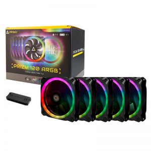 ANTEC PRIZM 120 ARGB 5+C 5 IN 1 PACK WITH FAN CONTROLLER CABINET FAN