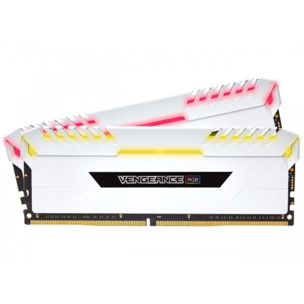 CORSAIR 16GB (8GBX2) DDR4 - 3000 MHZ C16 VENGEANCE RGB SERIES RAM (CMW16GX4M2C3000C15)