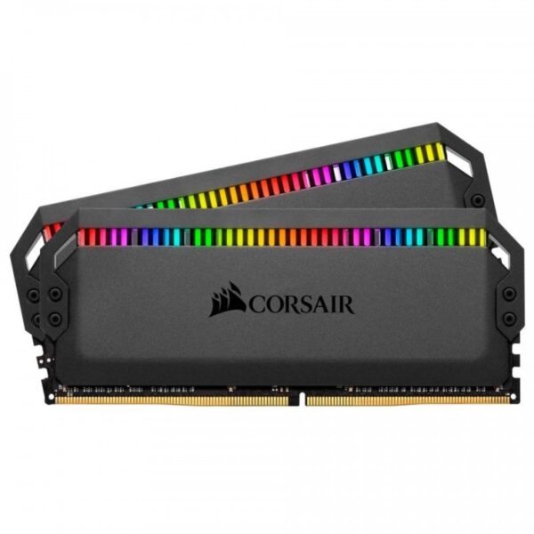 CORSAIR DOMINATOR PLATINUM RGB 16GB (8GB X 2) DDR4 DRAM 3200MHZ C16 RAM (CMD16GX4M2B3200C16)