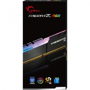 G.SKILL 16GB (16GBx1) DDR4 – 3200MHZ TRIDENT Z RGB SERIES RAM (F4-3200C16S-16GTZR)