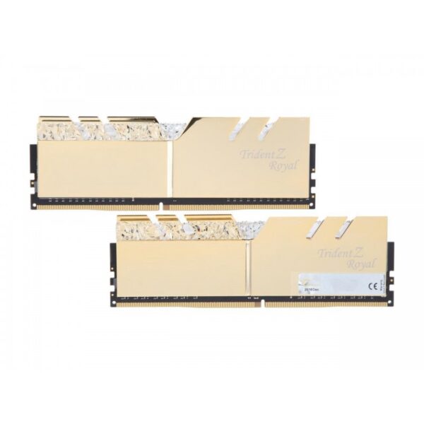 G.SKILL 16GB (8GBX2) DDR4 - 3000MHZ TRIDENT Z ROYAL SERIES RAM (F4-3000C16D-16GTRG)