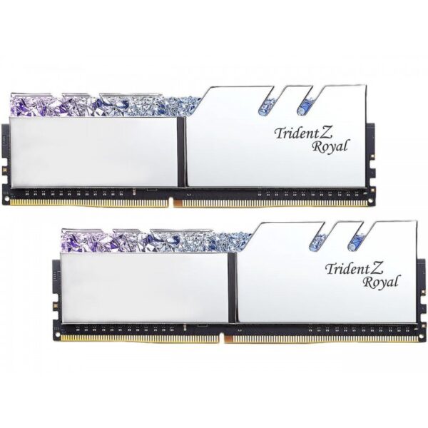 G.SKILL 16GB (8GBx2) DDR4 – 3000MHZ TRIDENT Z ROYAL SERIES RAM (F4-3000C16D-16GTRS)