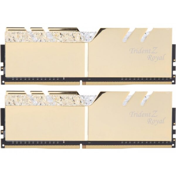 G.Skill 16Gb (8Gbx2) Ddr4 – 3200Mhz Trident Z Royal Series Ram (F4-3200C16D-16Gtrg)