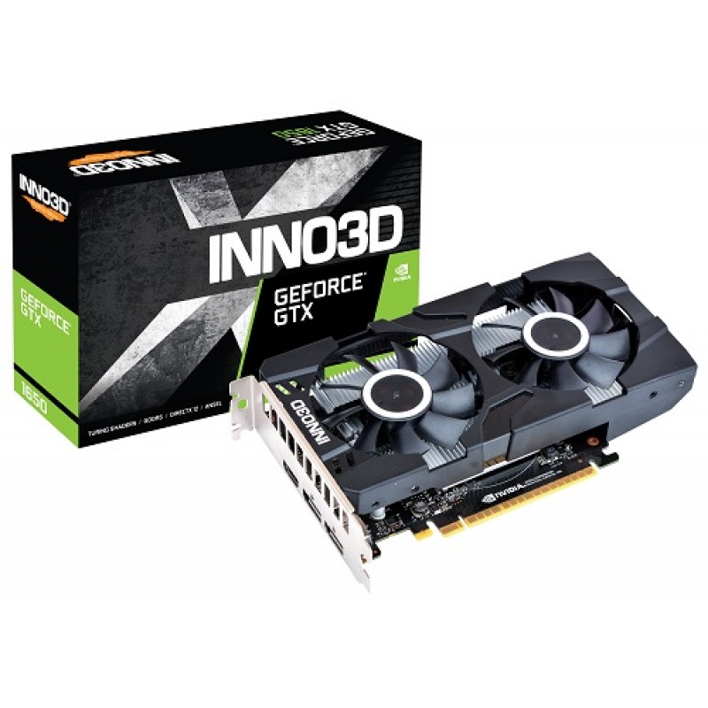 Inno3D Geforce Gtx 1650 Twin X2 Oc 4Gb Gddr6 Graphics Card (N16502-04D6X-1720VA30)
