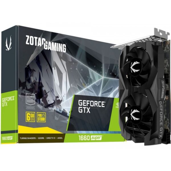 Zotac Gaming Geforce Gtx 1660 Super Twin Fan 6Gb Gddr6 Graphics Card