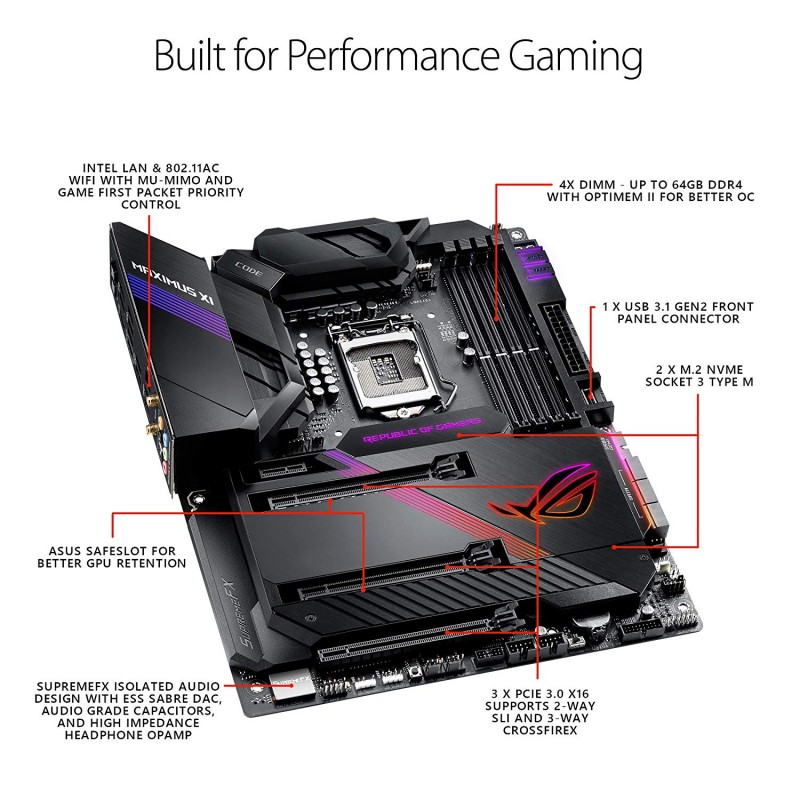 Asus maximus hotsell code xi
