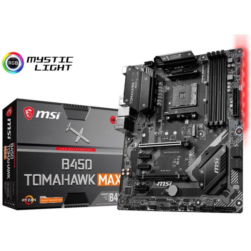 MSI B450 TOMAHAWK MAX MOTHERBOARD