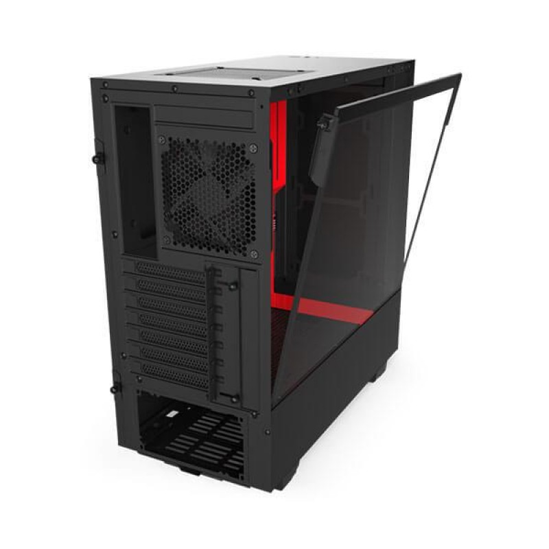 Buy NZXT H510 COMPACT MID-TOWER CASE BLACK & RED WITH ...