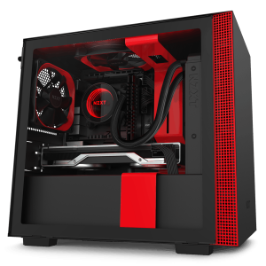 NZXT CABINET H210i (Black Red)