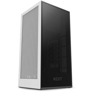 Nzxt H1 Cabinet With Psu, Aio, And Riser Card (Matte White)