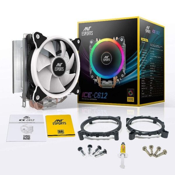 Ant Esports Ice-C612 With Rgb Led Pwm Cpu Cooler