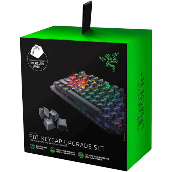 Razer Pbt Keycap Upgrade Set – Mercury White