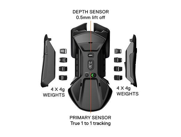 Steekseries Rival 650 Wireless Gaming Mouse Black