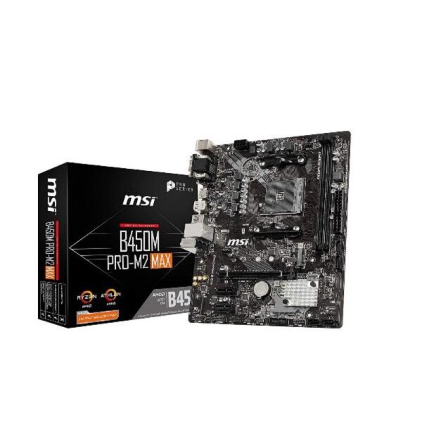 MSI B450M PRO-M2 MAX MOTHERBOARD