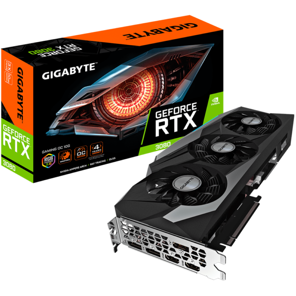GIGABYTE GeForce RTX 3080 GAMING OC 10G GRAPHICS CARD (GV-N3080GAMING OC-10GD)