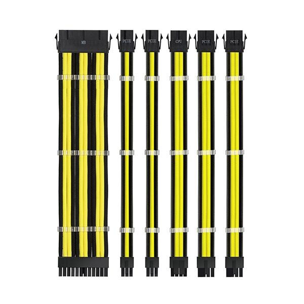 ANT ESPORTS Mod Pro Extension Cable (Yellow-Black) (MOD-PRO-YELLOW-BLACK)