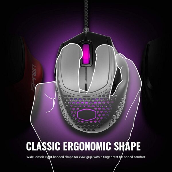 Cooler Master Mm720 Rgb Gaming Mouse (Matte Black) (MM-720-KKOL1)