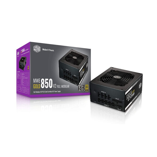 Cooler Master Mwe Gold 850 V2 Power Supply – Black (Mpe-8501-Afaag-In)