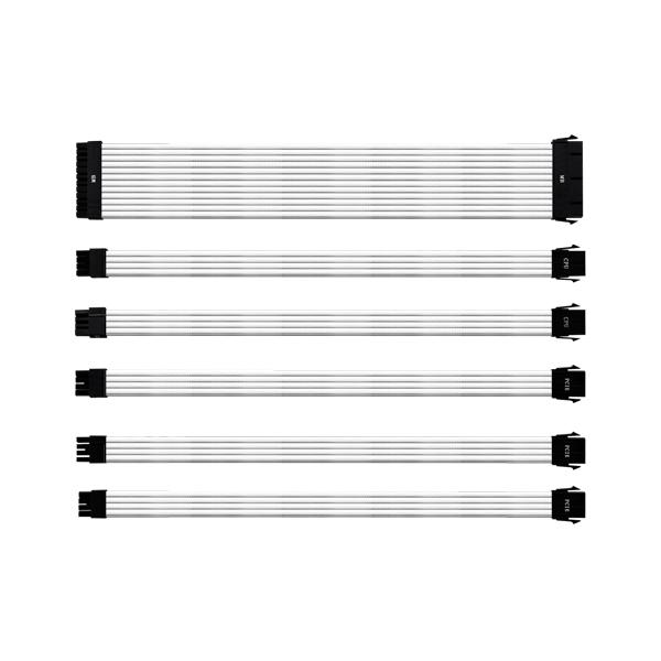 Cooler Master Universal PSU Extension Cable Kit (White) (CMA-NEST16XXWT1-GL)
