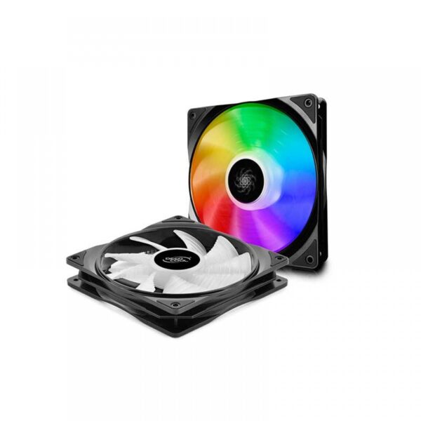 DEEPCOOL CF140 2 IN 1 MB CONTROLLED 140MM ARGB LED CASE FAN (DP-FA-RGB-CF140-2)