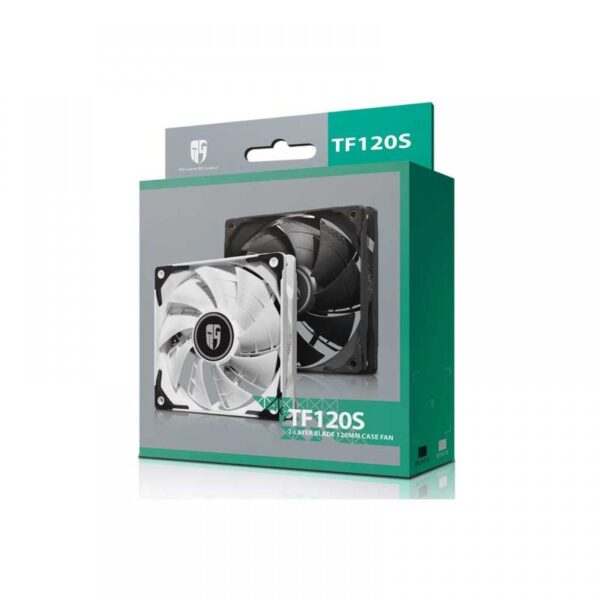 DEEPCOOL TF120 S WHITE THE BEAST - UNLEASHING RADIATOR CASE FAN (DP-GS-H12FDB-TF120S-WH)