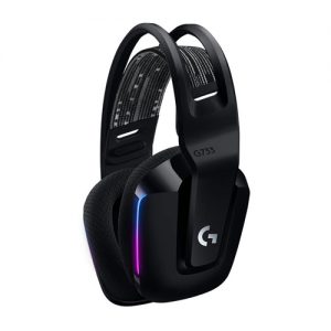 Logitech G733 Ultra-Lightweight Wireless Gaming Headset – Black (981-000867)