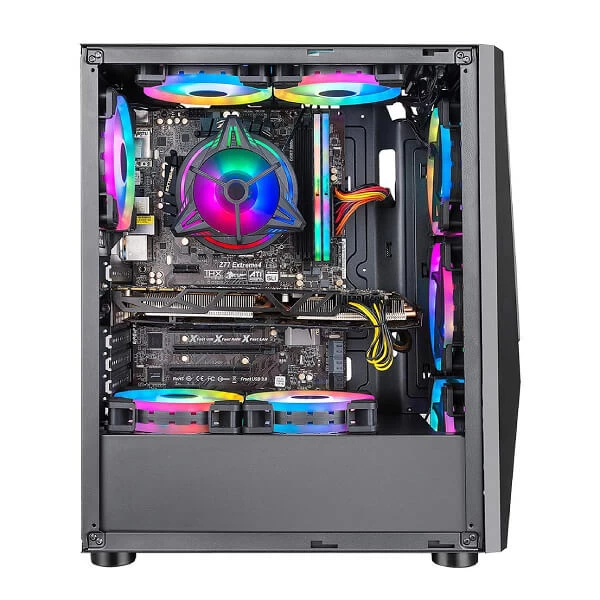 Ant Esports Ice-130Ag Mid Tower Atx Gaming Cabinet