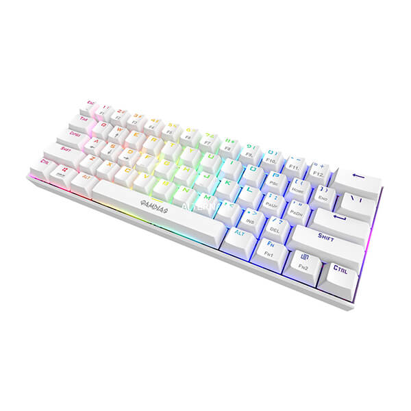 Gamdias Hermes E3 RGB | Mechanical Keyboard White -pcstudio