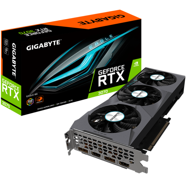 GIGABYTE GeForce RTX 3070 EAGLE 8G GRAPHICS CARD (GV-N3070EAGLE-8GD)