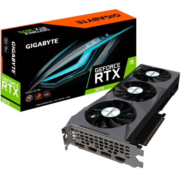 GIGABYTE GeForce RTX 3070 EAGLE OC 8G GRAPHICS CARD (GV-N3070EAGLE OC-8GD)