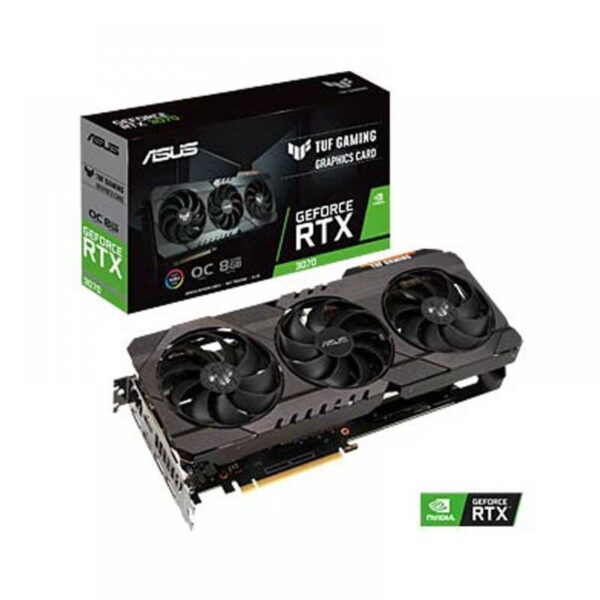 ASUS GEFORCE TUF RTX 3070 OC GAMING 8GB GDDR6 GRAPHICS CARD