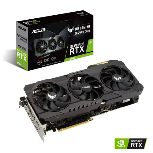 ASUS TUF GAMING GeForce RTX 3080 OC EDITION 10GB GDDR6X GRAPHICS CARD