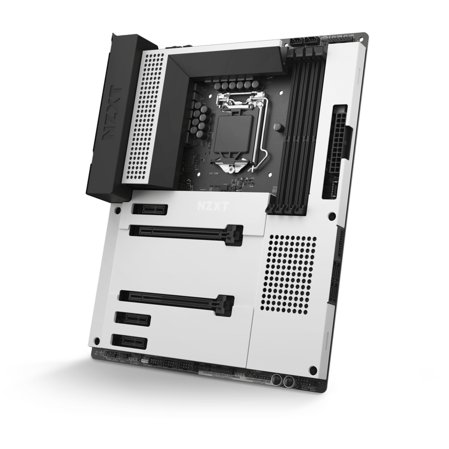 NZXT N7 Z490 MOTHERBOARD (MATTE WHITE)